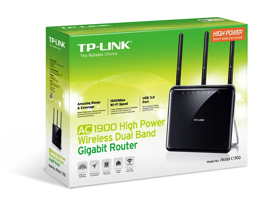 TP-Link Archer C1900 wireless router – slika 3
