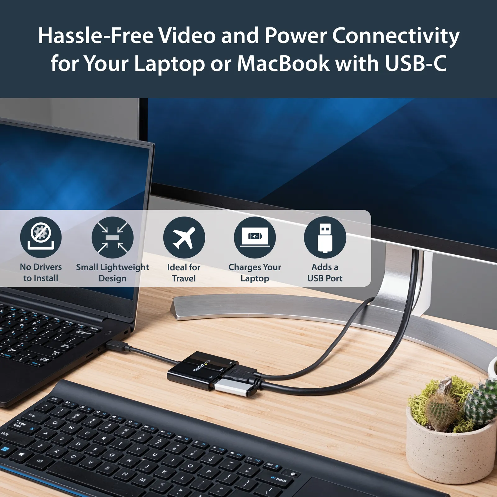 StarTech.com CDP2HDUACP laptop dock/port replicator – slika 9