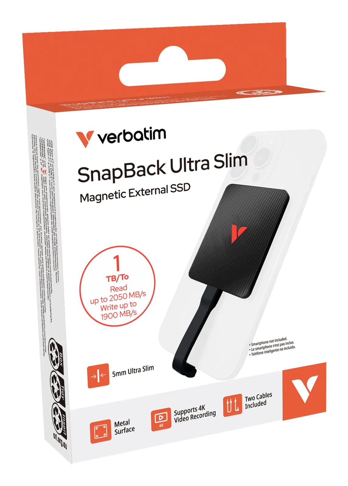 Verbatim SnapBack Ultra Slim SSD 1TB – slika 2