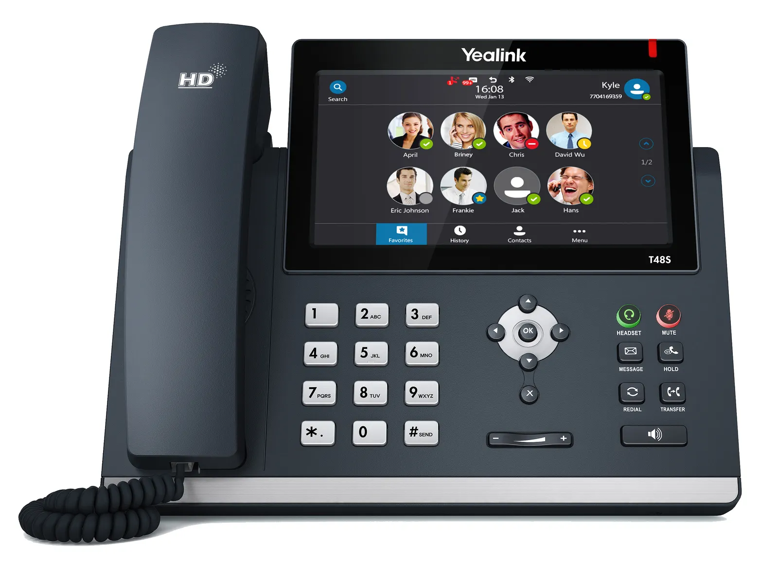 Yealink T48S Skype for Business Edition IP phone – slika 2