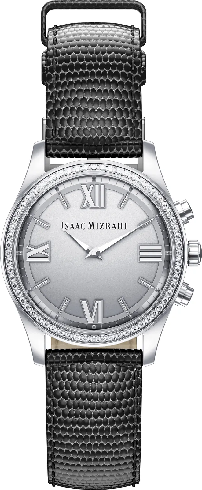 HP Isaac Mizrahi Silver Smartwatch Grey Lizard Strap – slika 2