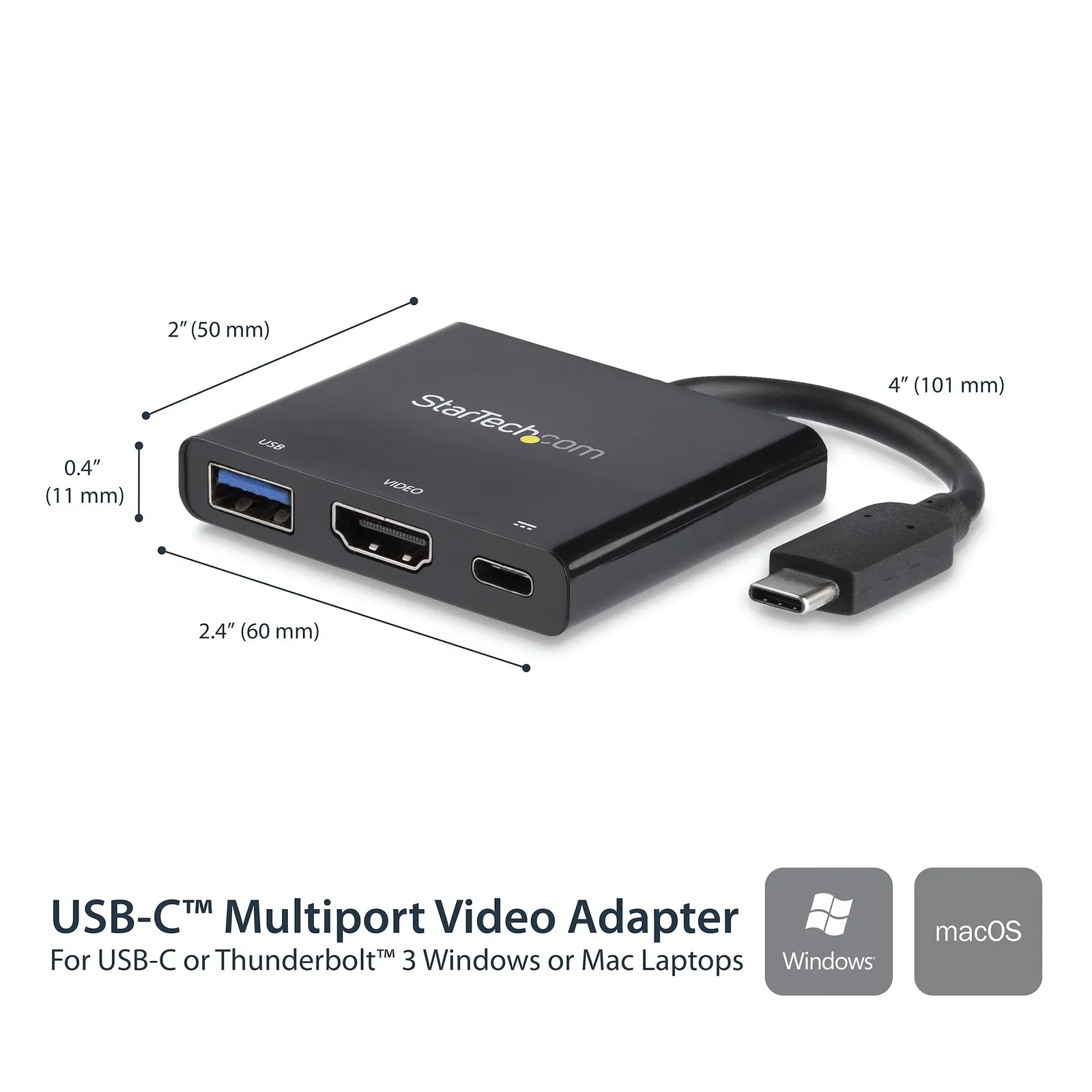StarTech.com CDP2HDUACP laptop dock/port replicator – slika 2