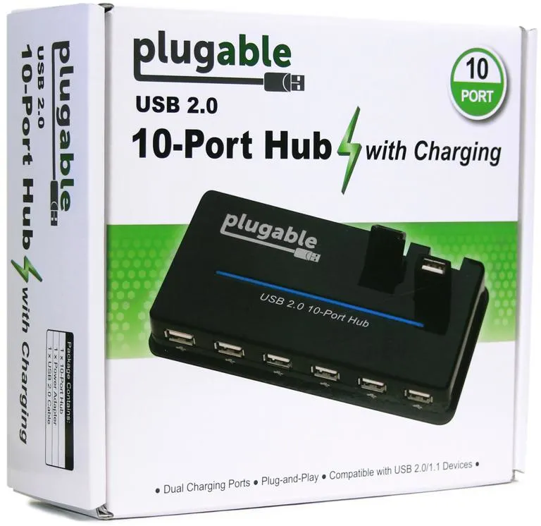 Plugable Technologies USB2-HUB10C2 interface hub – slika 4