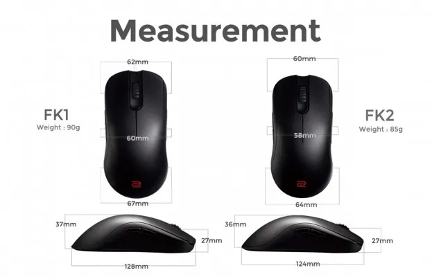 ZOWIE FK1 mouse – slika 8