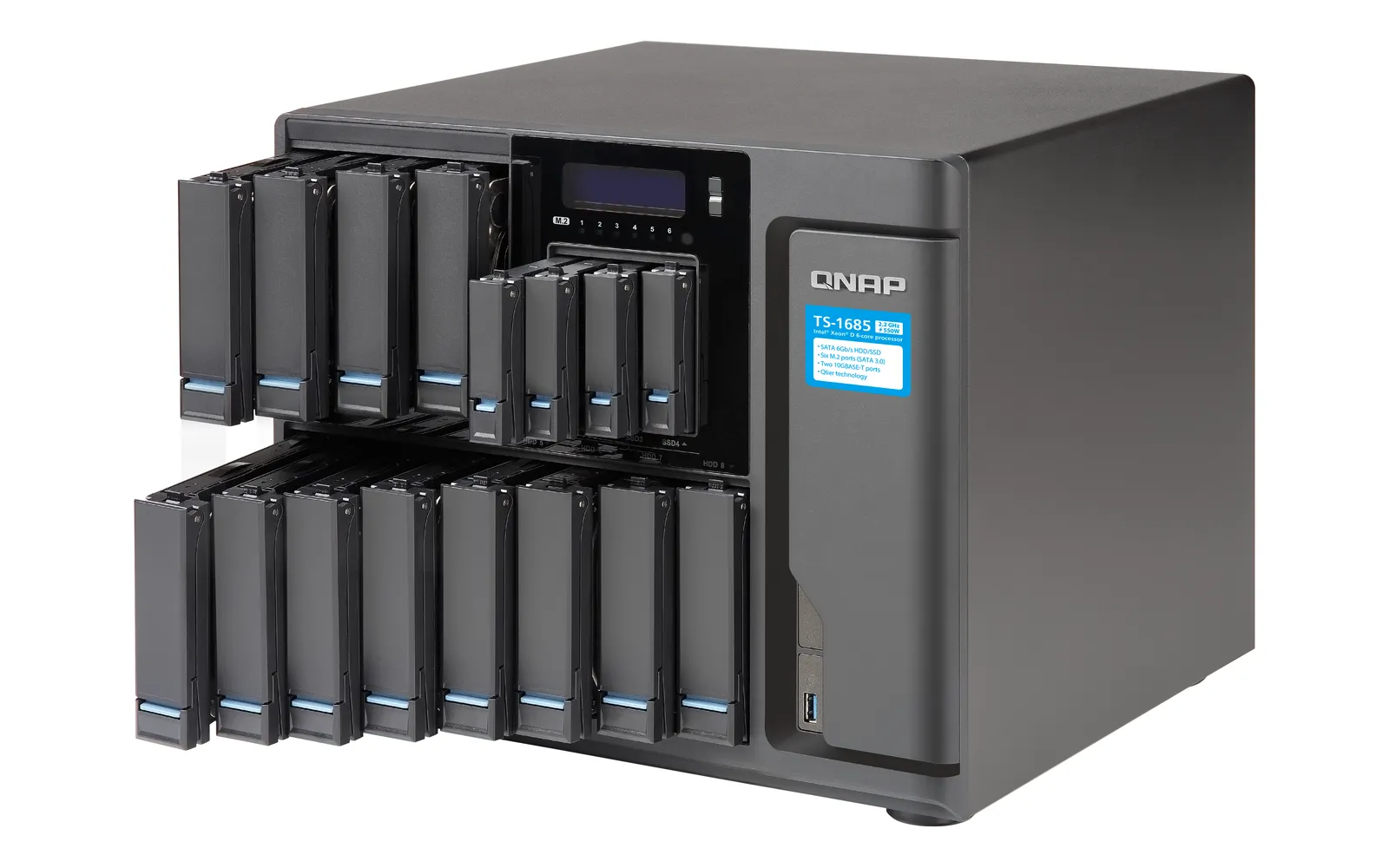QNAP TS-1685-D1521-32G 48TB (12 x 4TB Seagate IronWolf HDD)