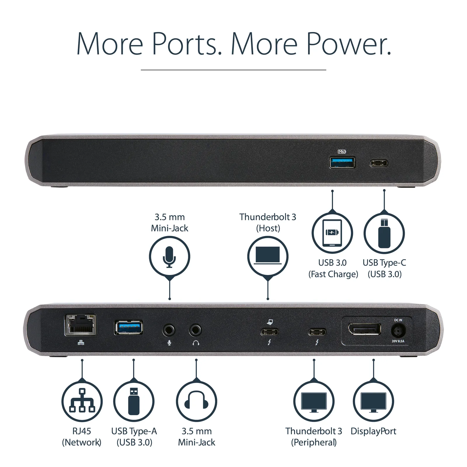 StarTech.com TB3DK2DPPD laptop dock/port replicator – slika 7