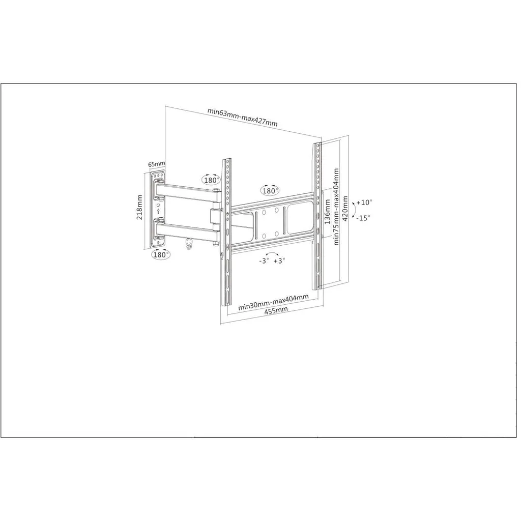 Manhattan 461320 monitor mount / stand – slika 4
