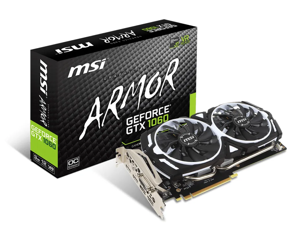 MSI ARMOR GeForce GTX 1060 3G OCV1