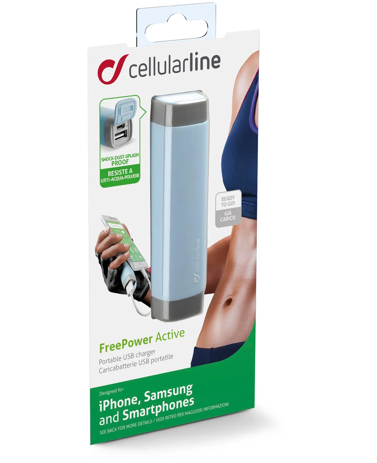 Cellularline FREEP2200ACTIVEU power bank – slika 3