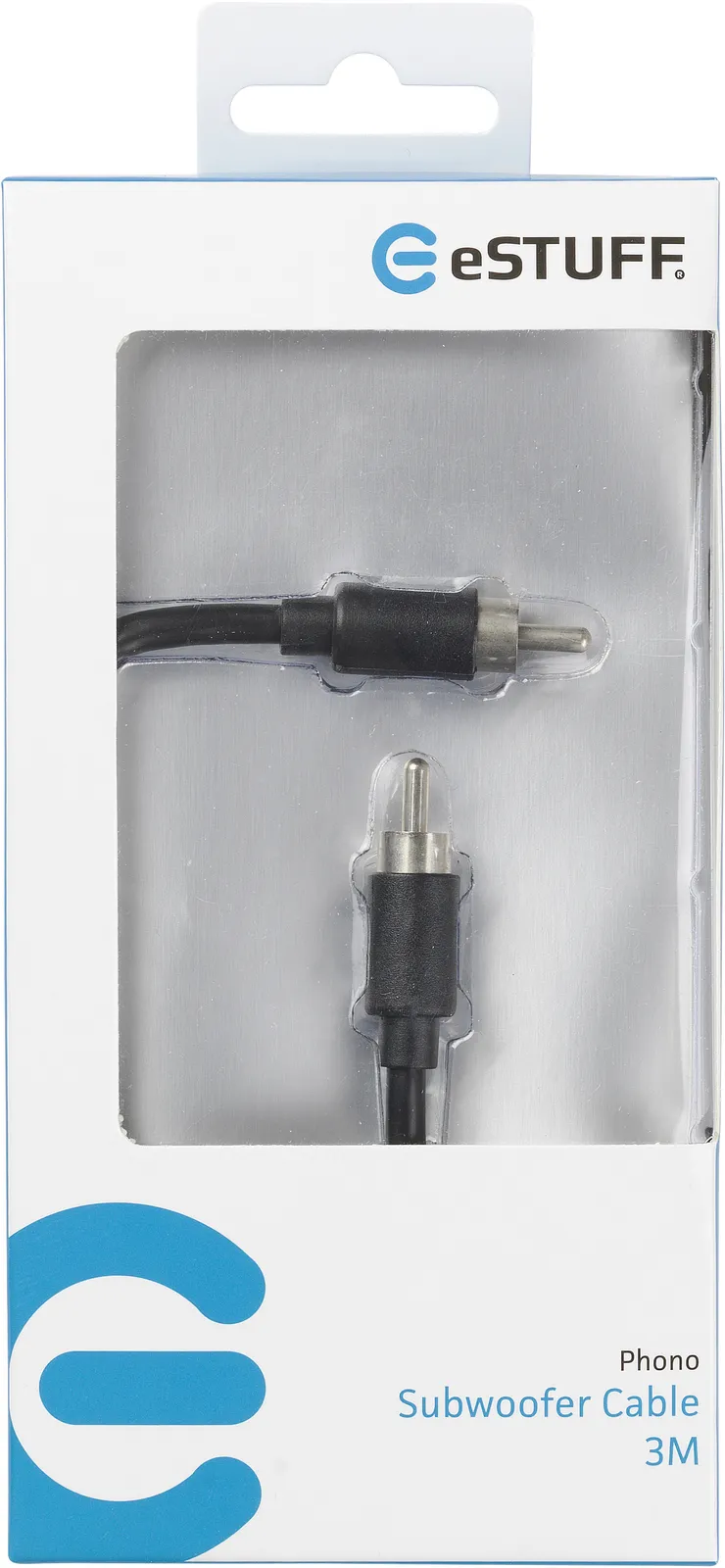 eSTUFF 3.0m RCA - RCA audio cable – slika 2