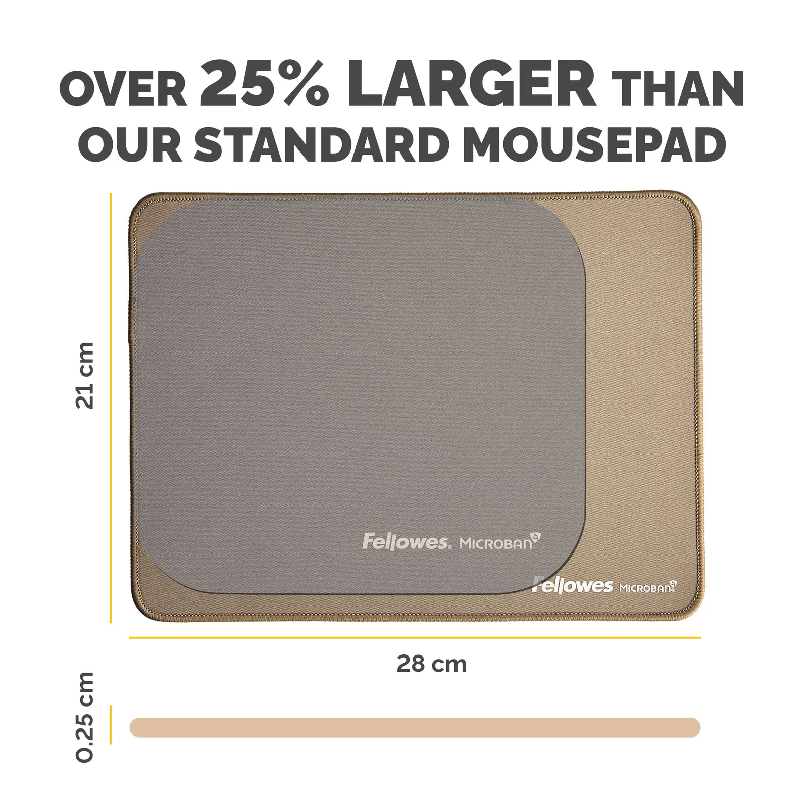 Fellowes Breyta (New) XL Mousepad Sand – slika 3