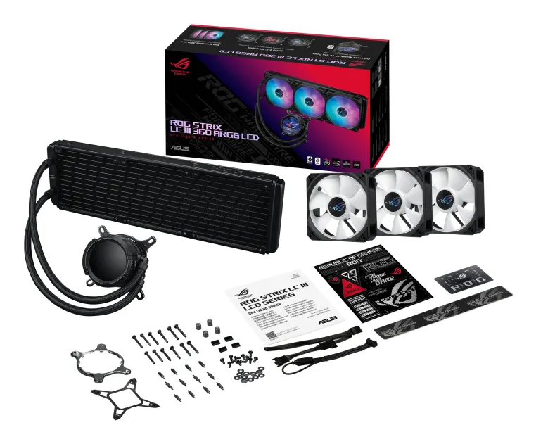 ASUS ROG STRIX LC III 360 ARGB LCD – slika 10