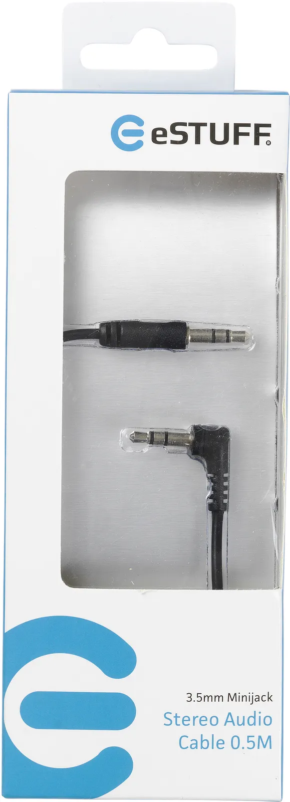 eSTUFF 0.5m 3.5mm - 3.5mm audio cable – slika 3