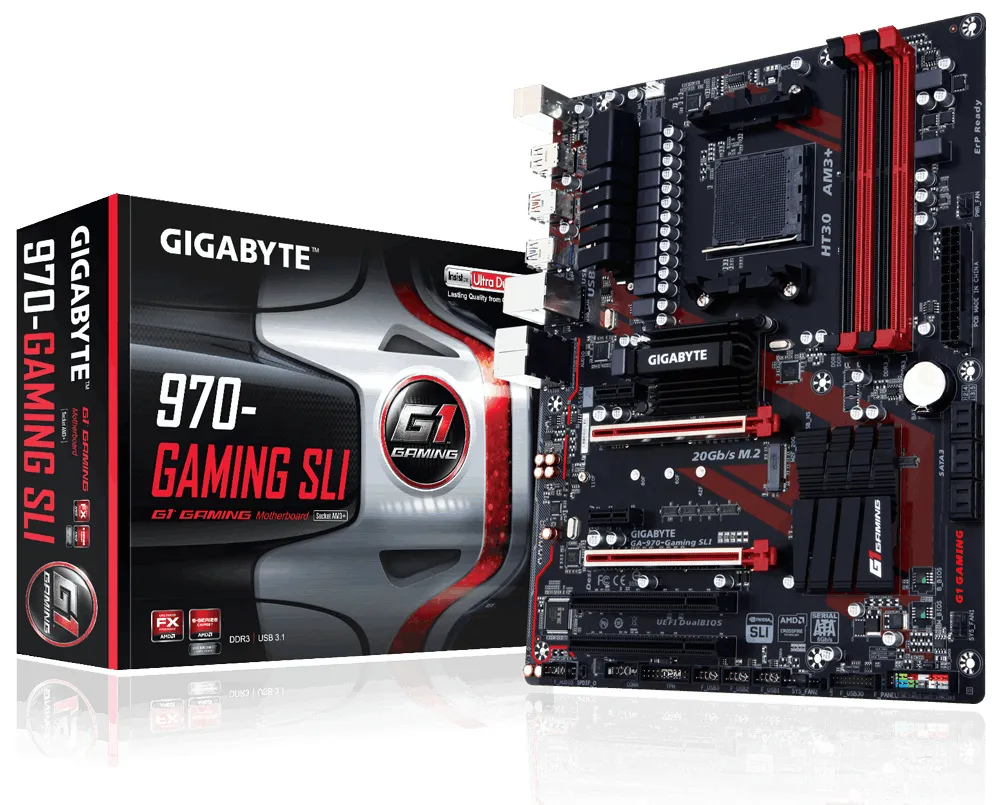 GIGABYTE 970 + SB950 CHIPSET MB