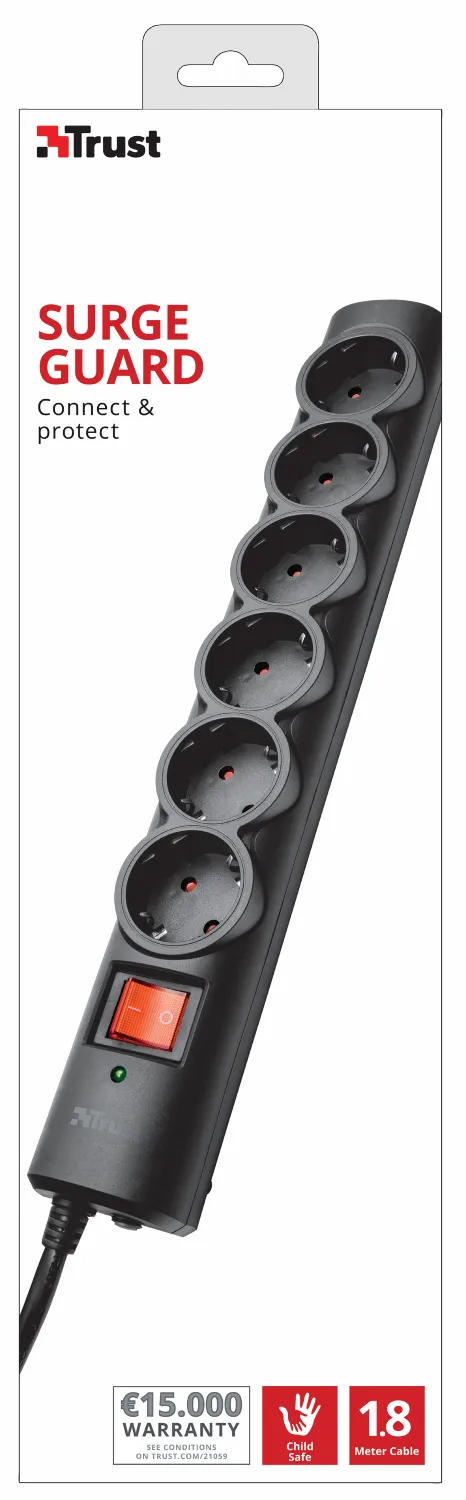 Trust 21061 surge protector – slika 5