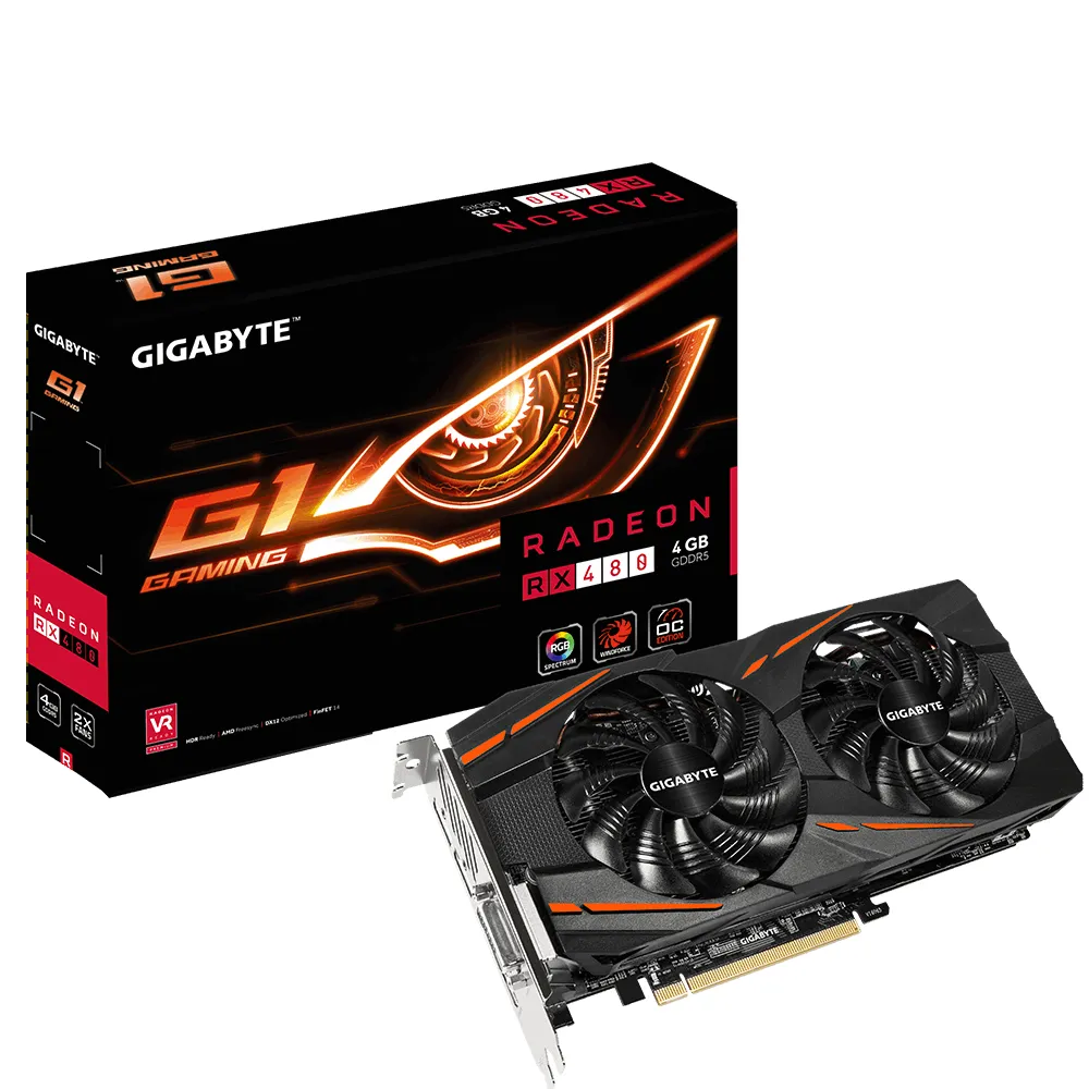 GIGABYTE GAMING Radeon RX 480 G1 4G