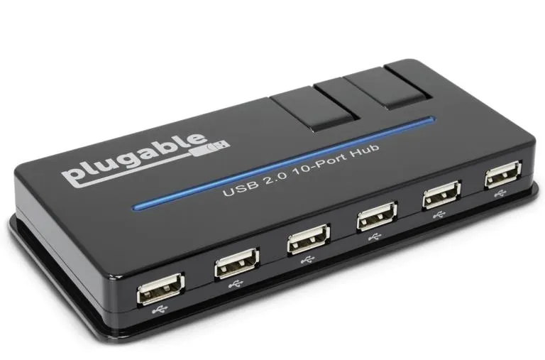 Plugable Technologies USB2-HUB10C2 interface hub – slika 2