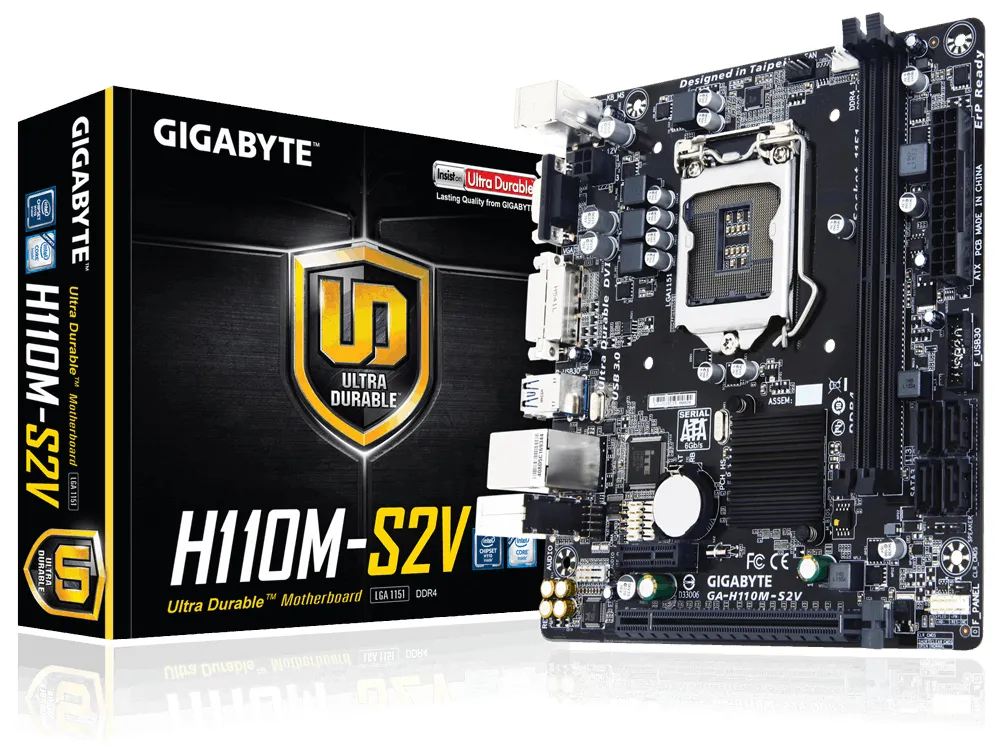 GIGABYTE GA-H110M-S2V motherboard – slika 2