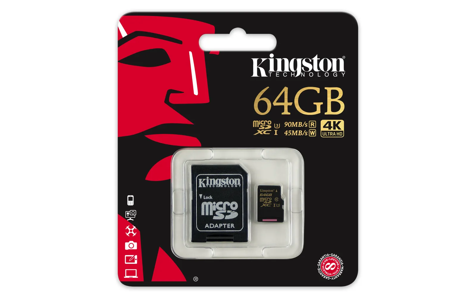 Kingston Technology Gold microSD UHS-I Speed Class 3 (U3) 64GB – slika 6