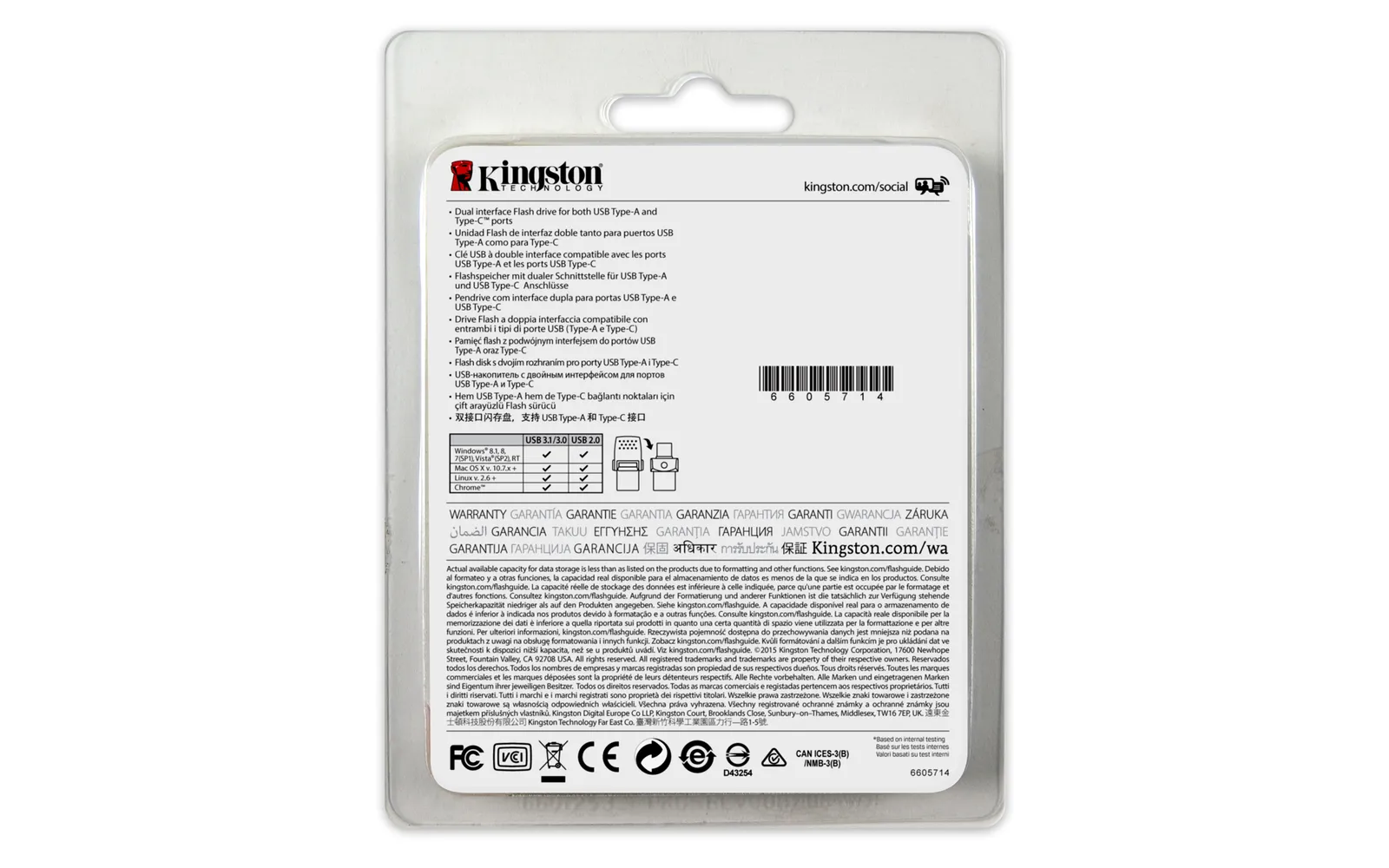 Kingston Technology DataTraveler microDuo 3C 128GB USB flash drive – slika 8
