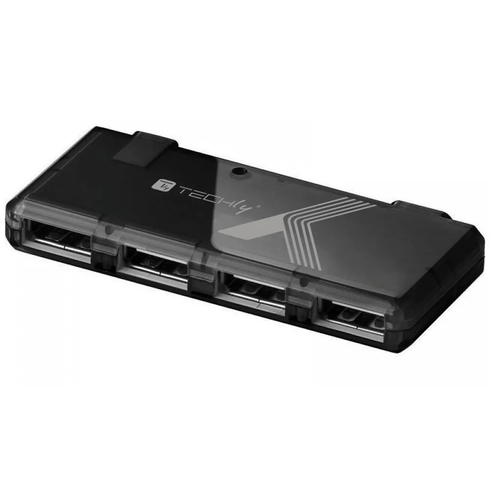 Techly IUSB2-HUB4-BKTY interface hub