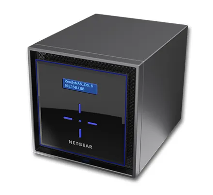 NETGEAR ReadyNAS 424 4-bay Network Attached Storage, 4x2TB Enterprise HDD