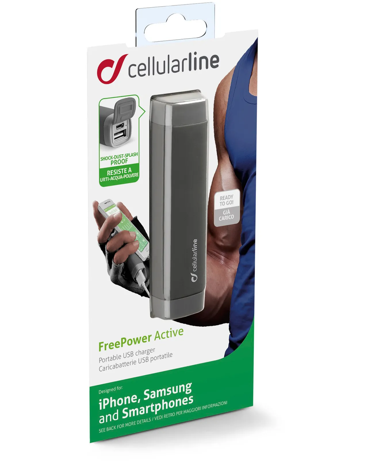 Cellularline FREEP2200ACTIVED power bank – slika 3