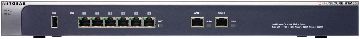 NETGEAR UTM50 hardware firewall