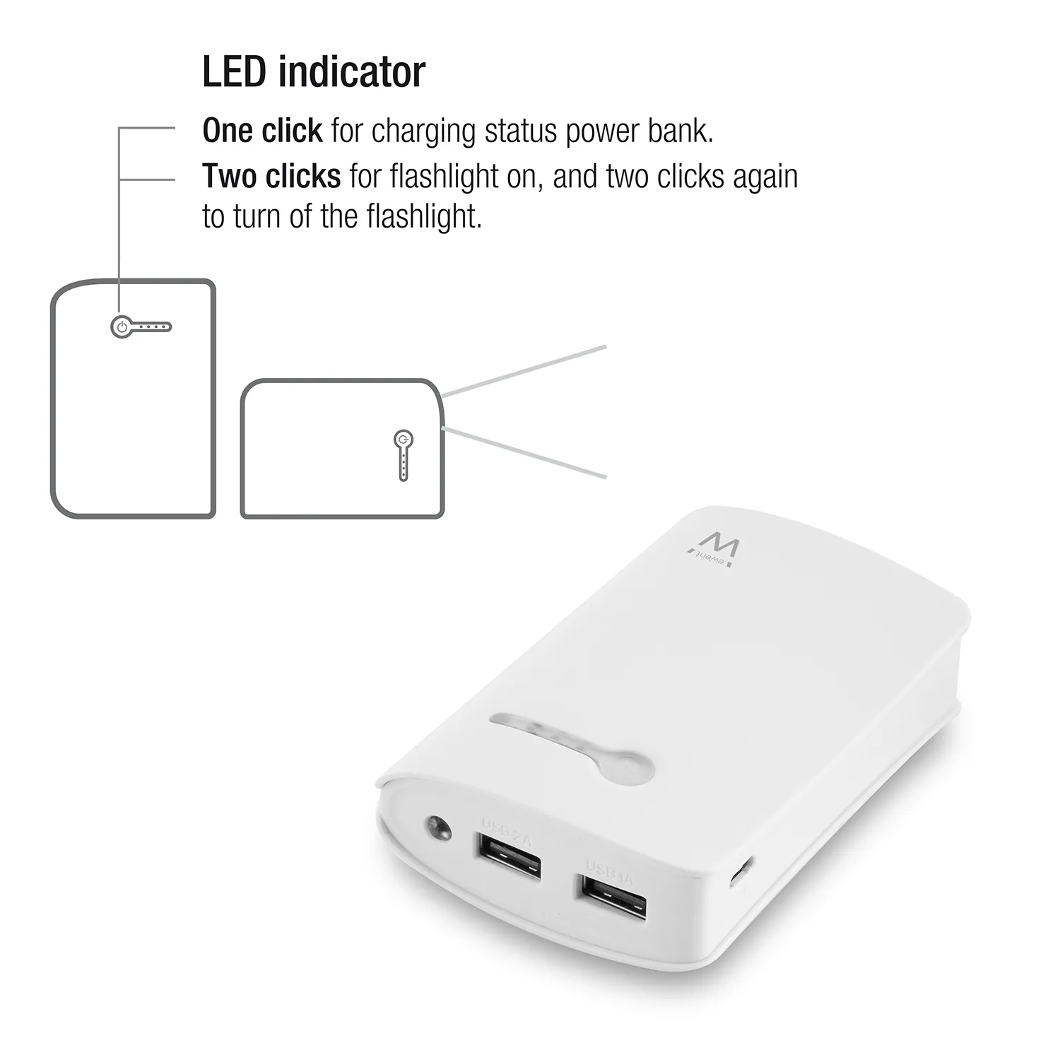 Ewent EW1237 power bank – slika 3