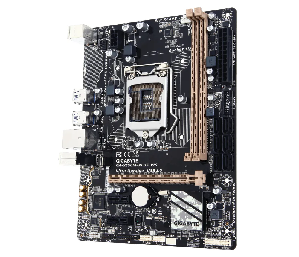 GIGABYTE GA-X150M-PLUS WS motherboard – slika 3