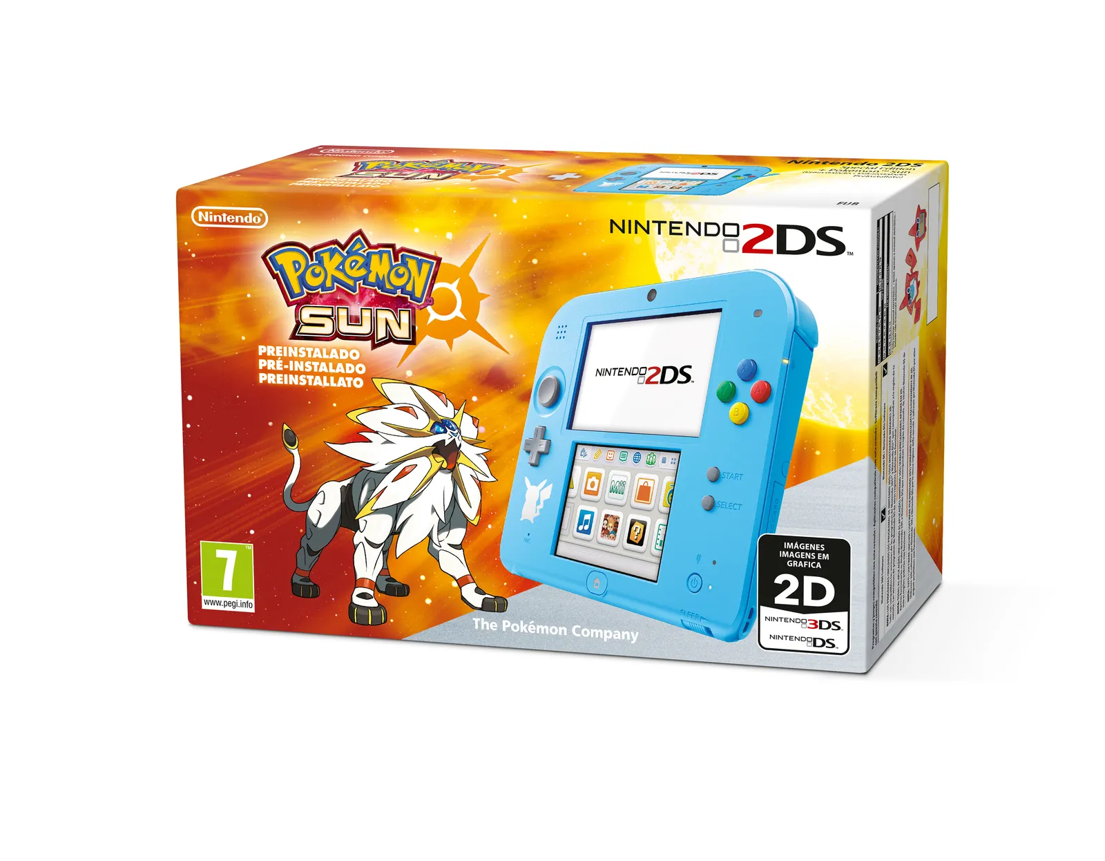 Nintendo 2DS + Pokémon Sun portable game console – slika 2