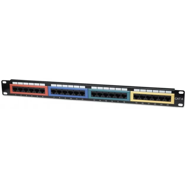 Techly I-PP 24-C6-CL patch panel