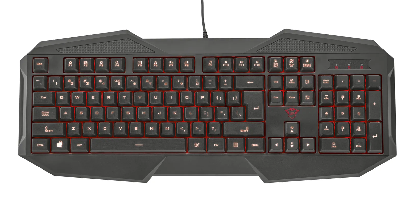 Trust 21234 GXT 850 METAL OYUN KLAVYESI keyboard