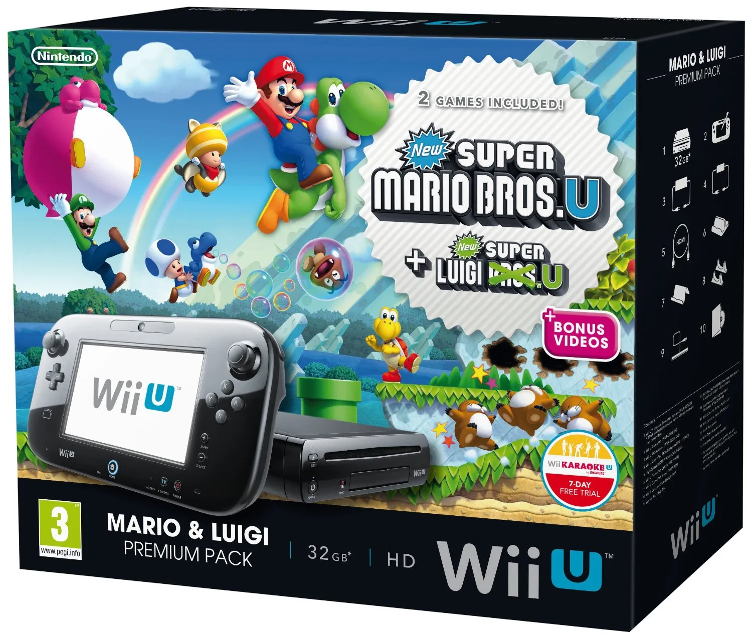 Nintendo Wii U Mario & Luigi Premium Pack