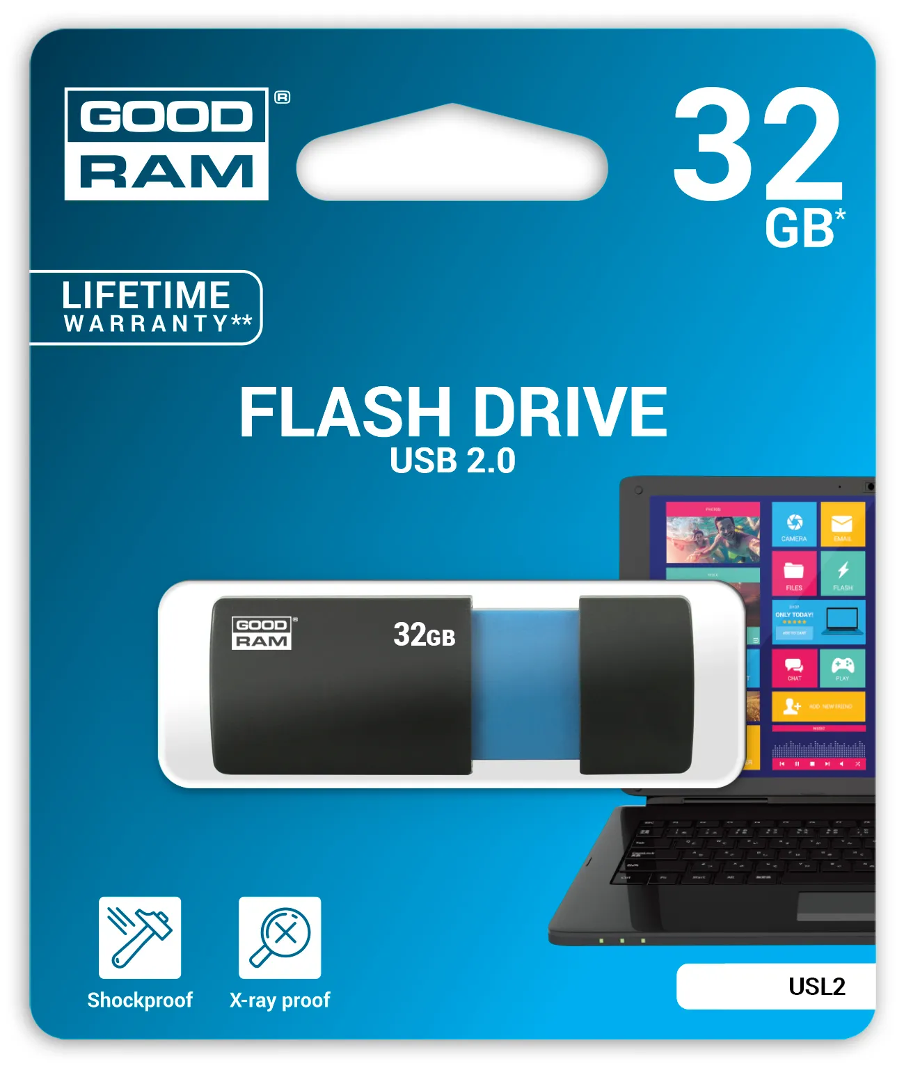 Goodram 32GB USB 2.0 USB flash drive