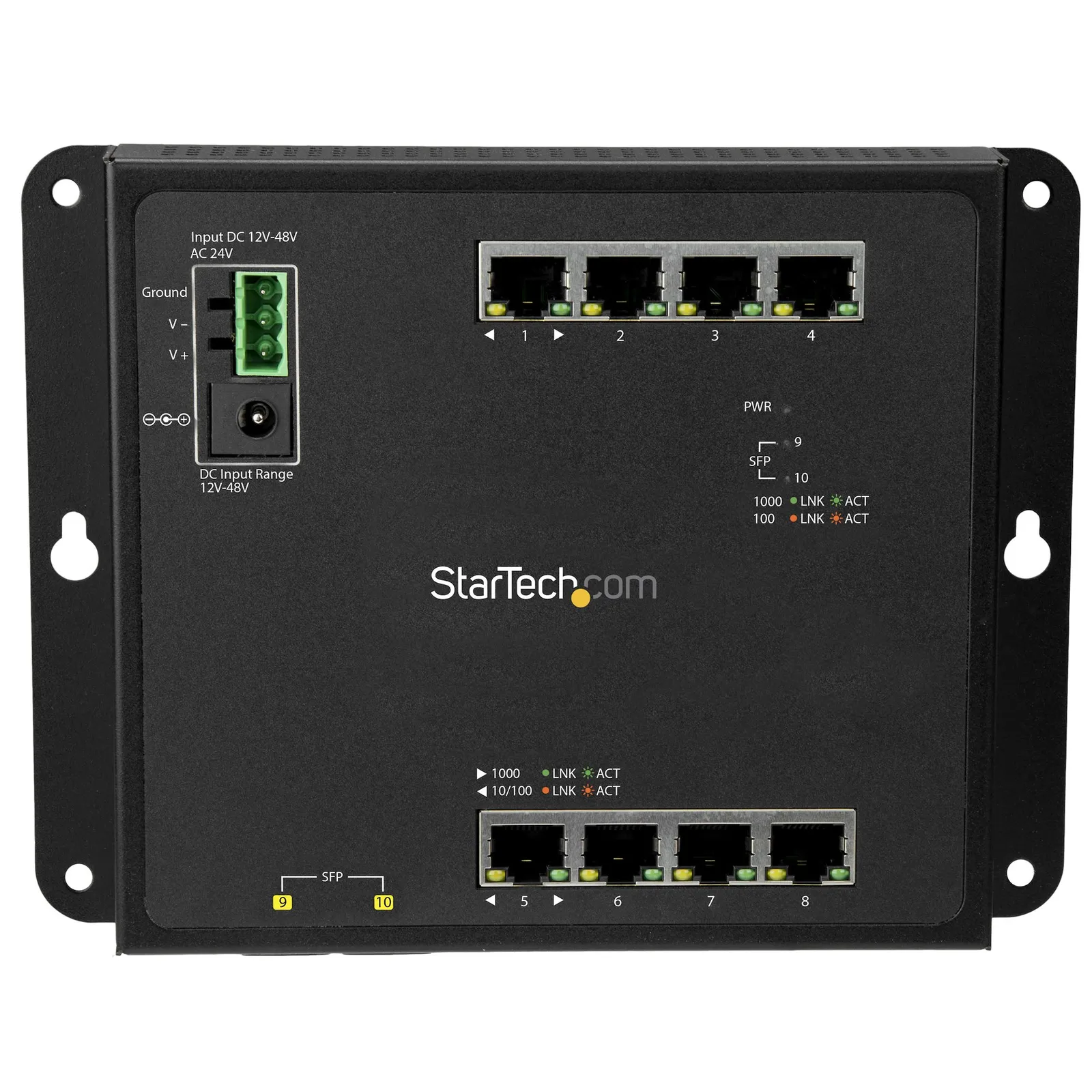StarTech.com IES101G2SFPW network switch – slika 3