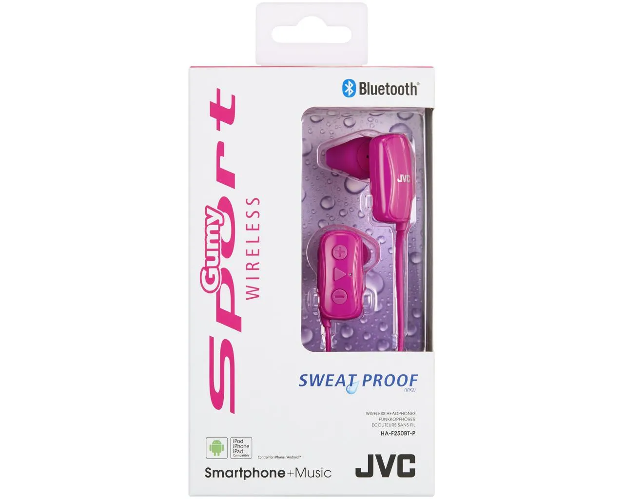 JVC HA-F250BT-PE headphones/headset – slika 2