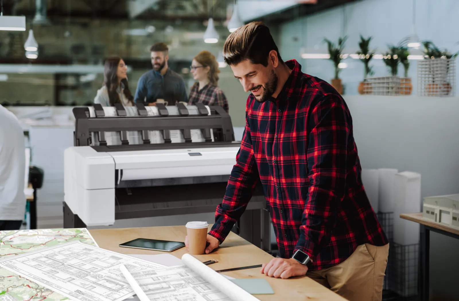 HP DesignJet T1600 36-in PostScript Printer large format printer – slika 7