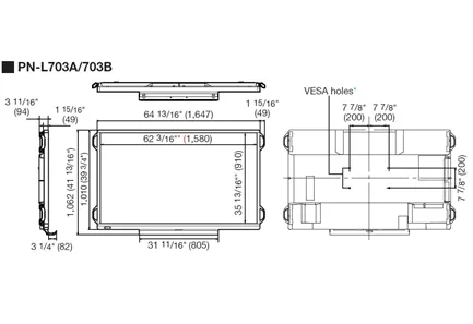 Sharp AQUOS BOARD PNL703A interactive whiteboard – slika 5