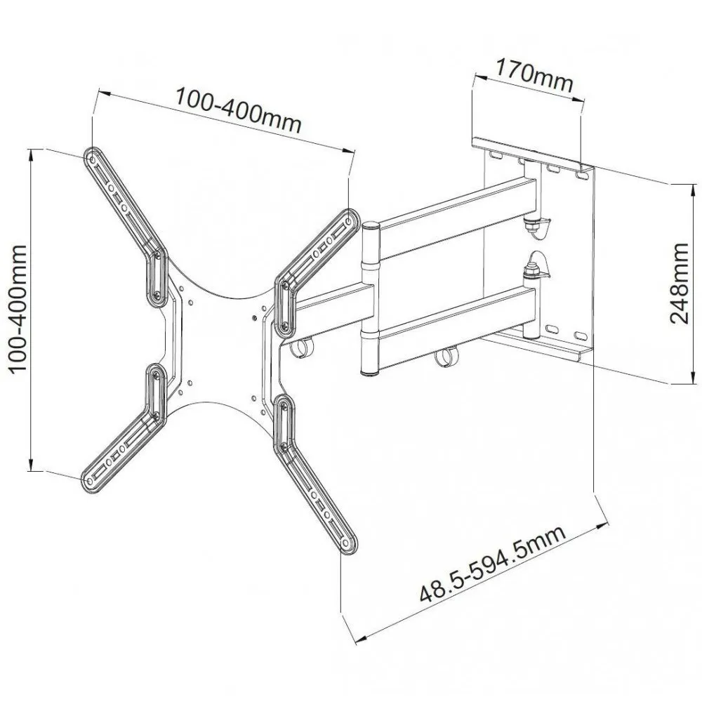 Techly ICA-PLB 136MW TV mount/stand – slika 3