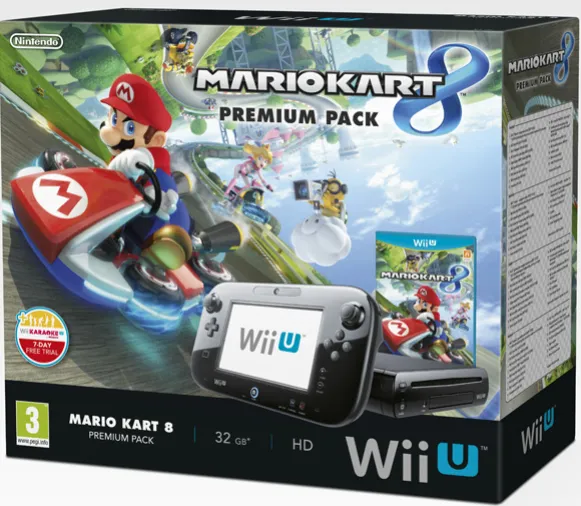 Nintendo Wii U Premium Pack + Mario Kart 8