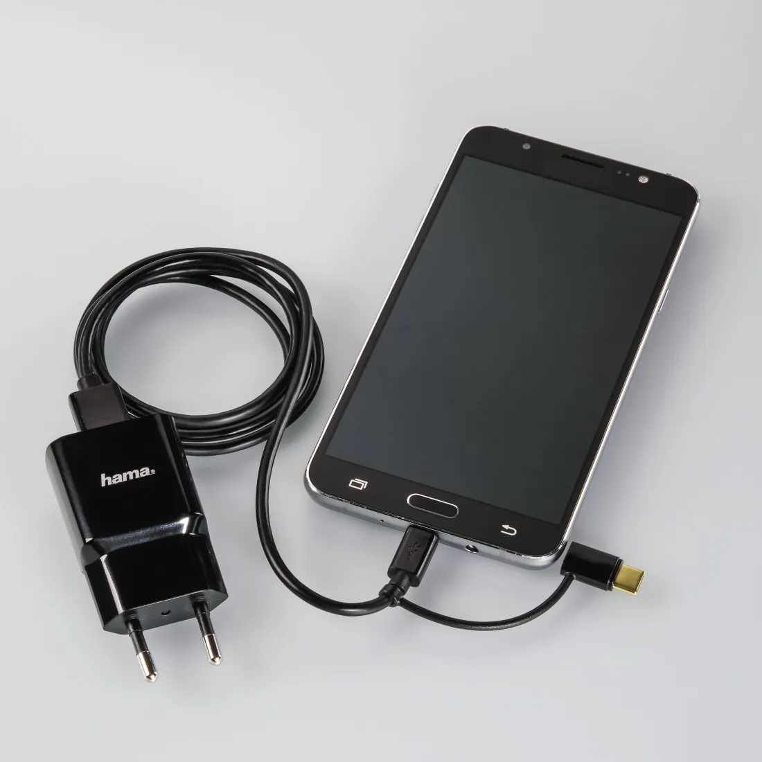 Hama 1m, USB2.0-A/USB2.0 Micro-B + USB2.0-C USB cable – slika 5