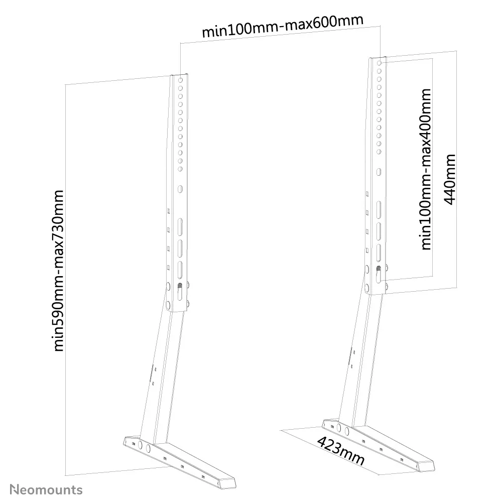 Neomounts FPMA-D1240BLACK monitor mount / stand – slika 3