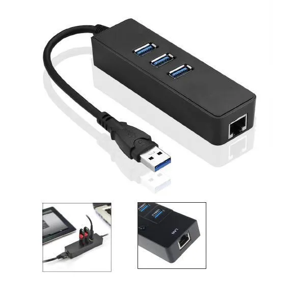 Microconnect MC-USB3.0HUBWETH laptop dock/port replicator