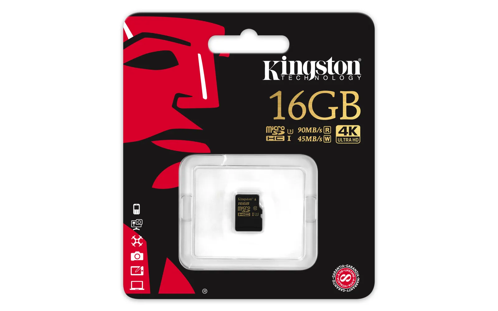 Kingston Technology Gold microSD UHS-I Speed Class 3 (U3) 16GB – slika 5