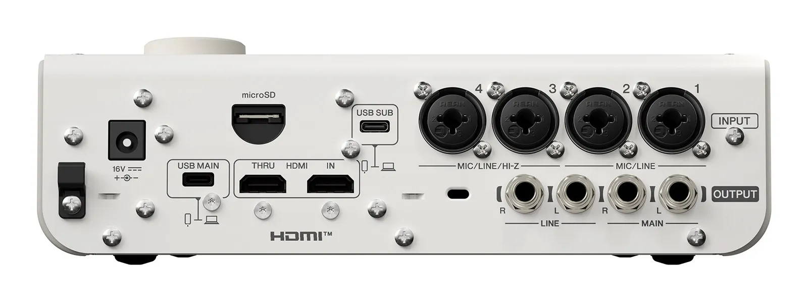 Yamaha URX44VW recording audio interface – slika 4