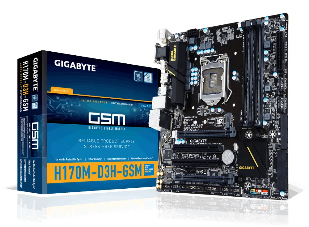 GIGABYTE GA-H170M-D3H-GSM (rev. 1.0) – slika 4