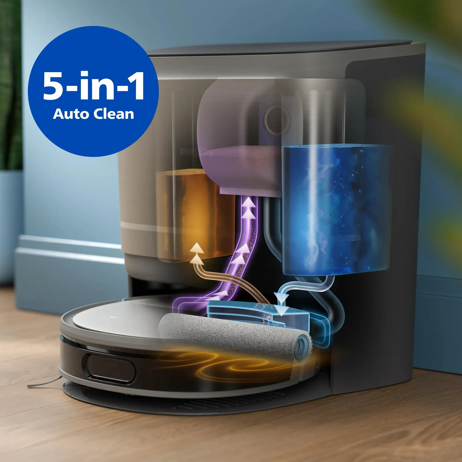 Philips XU9100/10R1 robot vacuum – slika 3