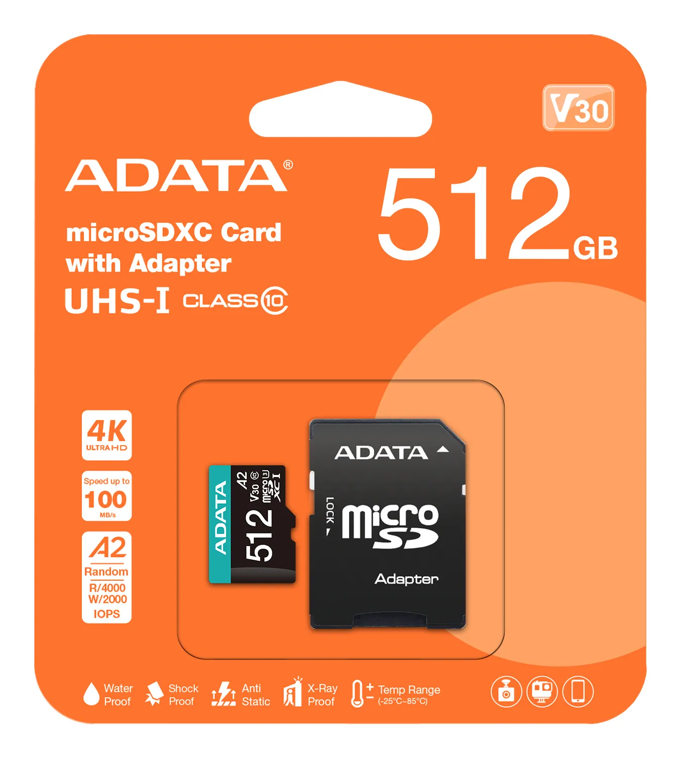 ADATA AUSDX512GUI3V30 memory card – slika 3