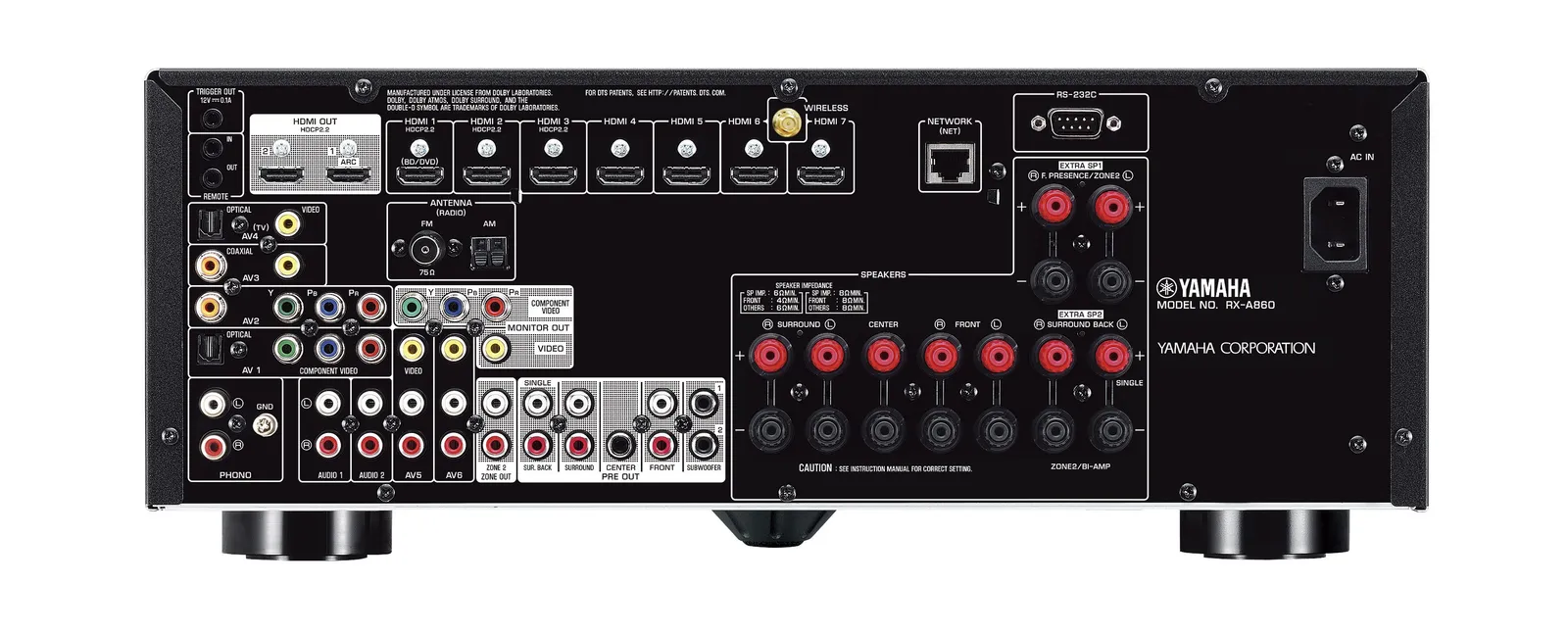 Yamaha MusicCast RX-A860 – slika 4